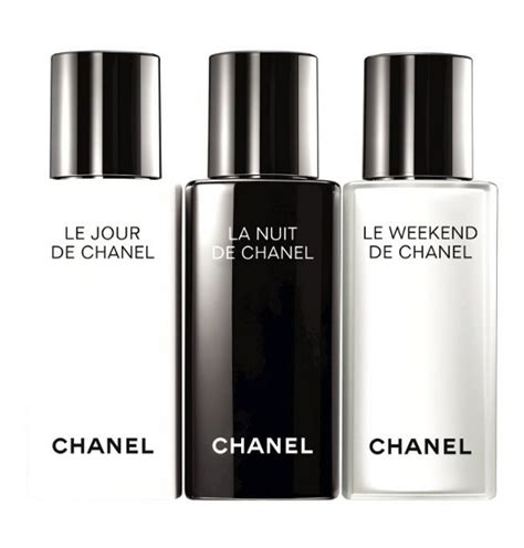 chanel le weekend regime|Chanel Le Jour, La Nuit, Le Weekend Travel Set.